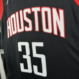 2023-24 Rockets DURANT #35 Black Top Quality Hot Pressing NBA Jersey (Trapeze Edition)飞人版