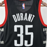 2023-24 Rockets DURANT #35 Black Top Quality Hot Pressing NBA Jersey (Trapeze Edition)飞人版