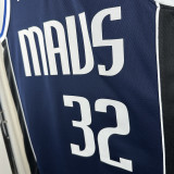 2022-23 Dallas Mavericks FLAGG #32 Royal Blue Top Quality Hot Pressing NBA Jersey (Trapeze Edition)飞人版