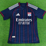 2025-26 Lyon Away Player Version Soccer Jersey