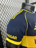 2025-26 Boca Juniors Home Player Version Soccer Jersey (全广告)