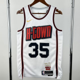 2024-25 ROCKETS DURANT #35 White City Edition Top Quality Hot Pressing NBA Jersey