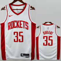2022-23 ROCKETS DURANT #35 White Top Quality Hot Pressing NBA Jersey