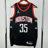 2023-24 Rockets DURANT #35 Black Top Quality Hot Pressing NBA Jersey (Trapeze Edition)飞人版