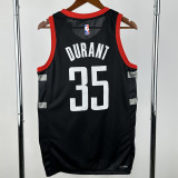 2023-24 Rockets DURANT #35 Black Top Quality Hot Pressing NBA Jersey (Trapeze Edition)飞人版