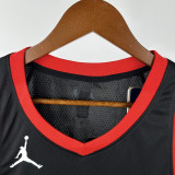 2023-24 Rockets DURANT #35 Black Top Quality Hot Pressing NBA Jersey (Trapeze Edition)飞人版