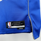 2022-23 Dallas Mavericks FLAGG #32 Blue Top Quality Hot Pressing NBA Jersey