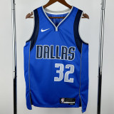 2022-23 Dallas Mavericks FLAGG #32 Blue Top Quality Hot Pressing NBA Jersey