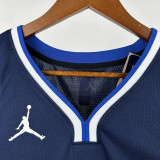2022-23 Dallas Mavericks FLAGG #32 Royal Blue Top Quality Hot Pressing NBA Jersey (Trapeze Edition)飞人版