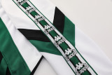 2025-26 Real Betis White Black Jacket Tracksuit #01