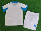 2025-26 Marseille Home Kids Player Version Soccer Jersey (球员童装)
