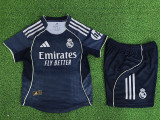 2025-26 RMA Away Kids Player Version Soccer Jersey (球员童装)