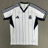 2025-26 RMA White 1:1 Casual Edition Baseball Jersey