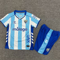 2025-26 Malaga Home Kids Soccer Jersey