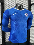 2025-26 CHE Home Long Sleeve Player Version Soccer Jersey (长袖球员)