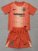 2025-26 INT Orange GoalKeeper Kids Soccer Jersey
