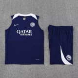 2025-26 INT Royal blue Tank top and shorts suit