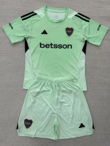 2025-26 Boca Juniors Green GoalKeeper Kids Soccer Jersey