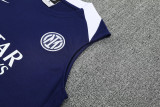 2025-26 INT Royal blue Tank top and shorts suit