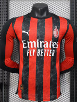 2025-26  ACM Home Long Sleeve Player Version Soccer Jersey (长袖球员)