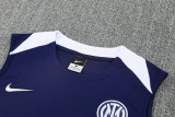 2025-26 INT Royal blue Tank top and shorts suit