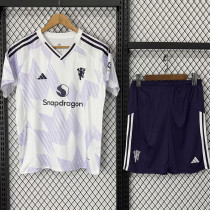 2025-26 Man Utd Away Kids Soccer Jersey