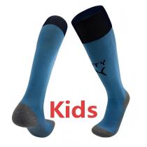 2025-26 Man City Home Azure Kids Socks(儿童)