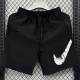 D704 NK Black Casual Short Pants