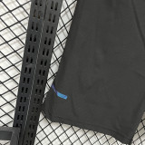 D980 AD Black Casual Short Pants