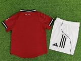 2025-26 Man Utd Home Kids Player Version Soccer Jersey (球员童装)