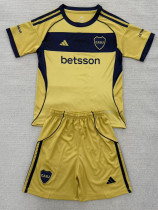 2025-26 Boca Juniors Away Kids Soccer Jersey
