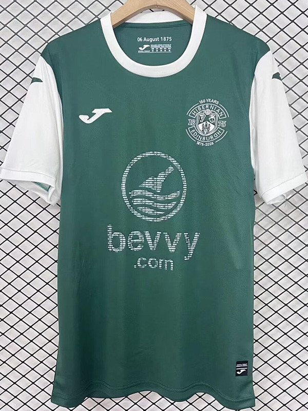 2025-26 Hibernian FC Home Fans Soccer Jersey