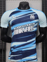 2025-26 Marseille Blue Special Edition Player Version Training shirts