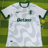 2025-26 Sporting Lisbon White Fans Soccer Jersey