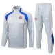 2025-26 Bayern Light gray Half Pull Tracksuit #B2548(半拉链)