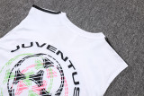 2025-26 JUV White Tank top and shorts suit #D25109