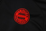 2025-26 Bayern Black Half Pull Tracksuit #B2553(半拉链)