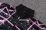 2025-26 PSG Jordan Black Jacket Tracksuit #A2556