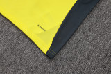 2025-26 RMA Yellow Tank top and shorts suit #D25110