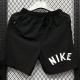 D703 NK Black Casual Short Pants