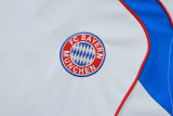 2025-26 Bayern Grey Tank top and shorts suit #D25114