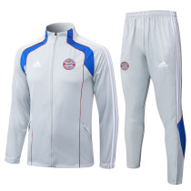 2025-26 Bayern Light gray Jacket Tracksuit #A2552