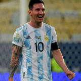 2020-2021 Argentina Home Player Version 球员 Retro Soccer Jersey