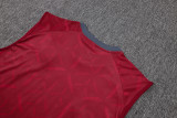 2025-26 Sao Paulo Red Tank top and shorts suit #D25115