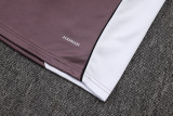2025-26 Man Utd Grey purple Half Pull Tracksuit #B2550(半拉链)