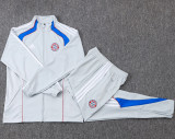 2025-26 Bayern Light gray Jacket Tracksuit #A2552
