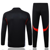 2025-26 Bayern Black Half Pull Tracksuit #B2553(半拉链)