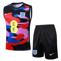 2025-26 England Colour Tank top and shorts suit #D25113