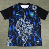 2025-26 INT Black Blue Training shirts (蛇)