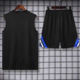 2025-26 INT Black Tank top and shorts suit